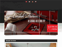 Tablet Screenshot of egeemlakdidim.com